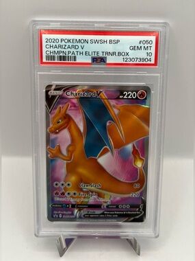 2020 Charizard V SWSH050 PSA 10 Sword & Shield